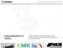 Tablet Screenshot of dynamix.com.br