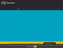 Tablet Screenshot of dynamix.co.uk