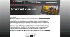 Desktop Screenshot of dynamix.ca