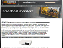 Tablet Screenshot of dynamix.ca
